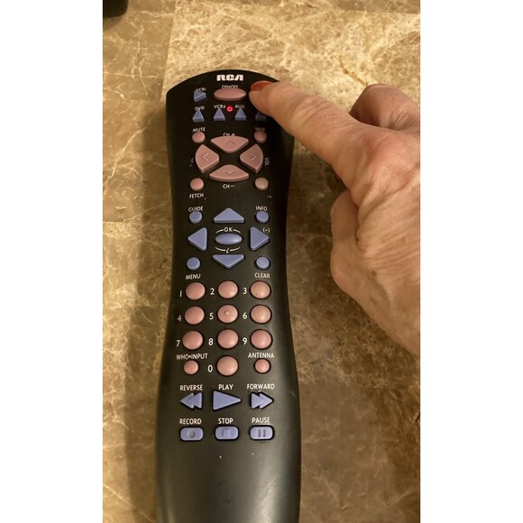 RCA Universal Remote Control - Tested And Working CRK76SH3 OEM TV VCR DVD AUX - Picture 2 of 5